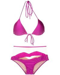 Adriana Degreas - Lips High-waisted Bikini Set - Lyst