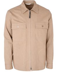 120% Lino - Pocket Zip Jacket - Lyst