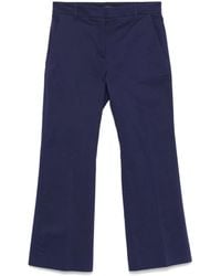 Weekend by Maxmara - Stretch-Cotton Pants - Lyst