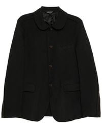 COMME DES GARÇON BLACK - Jack Met Enkele Rij Knopen - Lyst