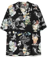 Musium Div. - Camicia Con Stampa Grafica - Lyst