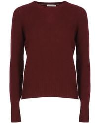 Oliver Lattughi - Crew-Neck Ribbed-Trim Sweater - Lyst
