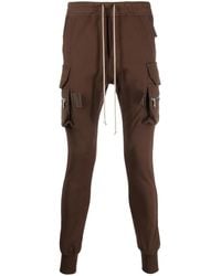Rick Owens - Drawstring Drop-Crotch Track Pants - Lyst
