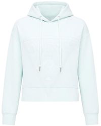 Guess - Logo-Print Long-Sleeve Hoodie - Lyst