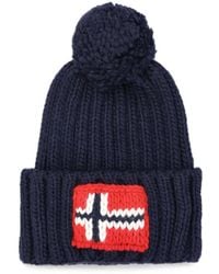 Napapijri - Chunky-Knit Beanie Hat - Lyst