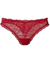 Twinset - Set de dos tangas con volantes y encaje - Lyst