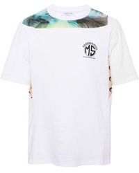 Marine Serre - T-Shirt mit grafischem Print - Lyst