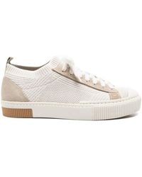 Eleventy - Perforated Suede Trainers - Lyst