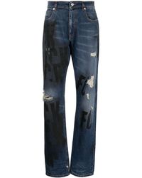 1017 ALYX 9SM - Distressed-effect Straight-leg Jeans - Lyst