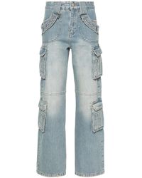 MISBHV - Harness Low-Rise Cargo Jeans - Lyst