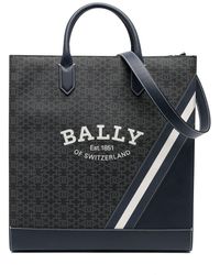 Bally Celmas Monogram-print Tote Bag - Black