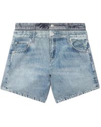 Rag & Bone - Jeans-Shorts Im Layering-Look - Lyst