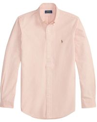 Polo Ralph Lauren - Logo-Embroidered Striped Oxford Shirt - Lyst