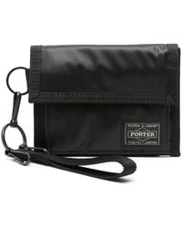 Porter-Yoshida and Co - Logo-Appliqué Tri-Fold Wallet - Lyst