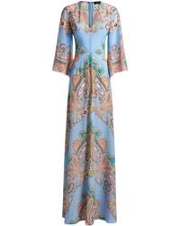 Etro - ペイズリー マキシドレス - Lyst