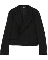 Comme des Garçons - Cropped Double-Breasted Blazer - Lyst