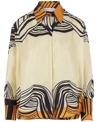 Raquel Diniz - Polo con cuello a rayas - Lyst