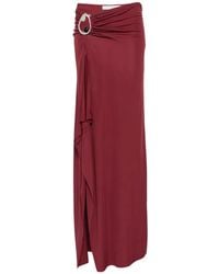 Christopher Esber - Orica Crystal-Embellished Ruched Maxi Skirt - Lyst