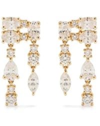 Anita Ko - 18Kt Maya Diamond Earrings - Lyst