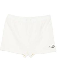Entire studios - Short Côtelé Lounge À Patch Logo - Lyst