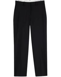 Tommy Hilfiger - Logo-Plaque Pressed-Crease Trousers - Lyst