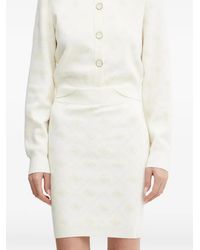 Guess - Monogram-Pattern Knit Skirt - Lyst