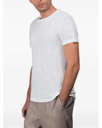 Moorer - Mike-Li1 Linen Jersey T-Shirt - Lyst