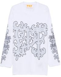 PDF - T-Shirt Imprimé À Manches Longues - Lyst