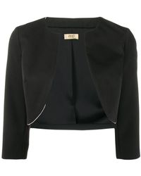 Liu Jo Blazer mit Kristallen - Schwarz