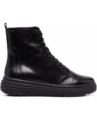 Geox - Phaolae Combat Boots - Lyst