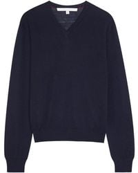 RÙADH - Oscar V-Neck Fine-Knit Sweater - Lyst