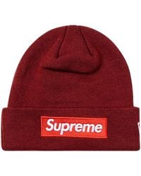 Supreme - X New Era Box Logo Beanie - Lyst