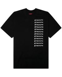 Pleasures - Logo-Print T-Shirt - Lyst