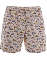 MC2 Saint Barth - Costume Lighting Spiaggina Graphic-Print Swim Shorts - Lyst