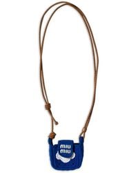 Miu Miu - Crochet Earbud Pouch - Lyst