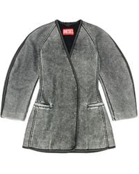 DIESEL - Cardigan Jacket With Cocoon Sleeves - Lyst