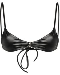 DSquared² - Top bikini con dettaglio ad anello - Lyst