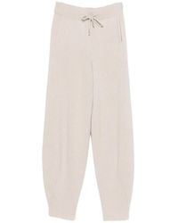 Panicale - Pantalon De Jogging Côtelé À Lien De Resserrage - Lyst