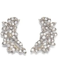 Jil Sander - Zirconia-Embellished Earrings - Lyst