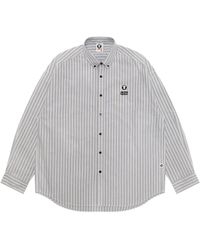 Aape By A Bathing Ape - Logo-Embroidered Shirt - Lyst