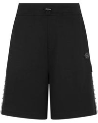Philipp Plein - Side-Stripe Track Shorts - Lyst