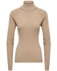 Moncler - Ribbed-Knit Roll-Neck Sweater - Lyst
