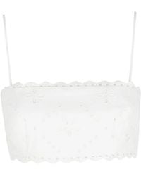 Hemant & Nandita - Haut Kota Bandeau À Broderie Anglaise - Lyst