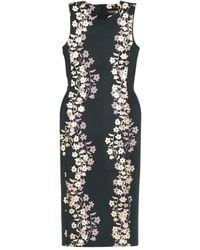 Cynthia Rowley - Floral-Print Sleeveless Midi Dress - Lyst