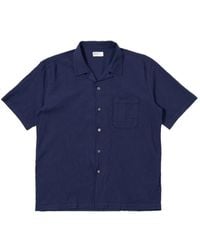 Universal Works - Chest-Pocket Textured Shirt - Lyst