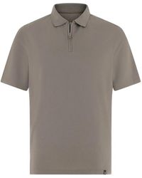 BOGGI - Open Collar Appliquéd Polo Shirt - Lyst