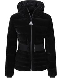 Moncler - Gestuelle Belted Short Down Jacket - Lyst