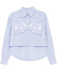 Sandro - Chemise À Broderies - Lyst