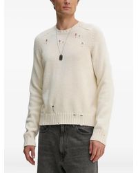 Zadig & Voltaire - Maglione Girocollo Effetto Vissuto - Lyst