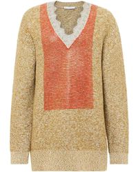 JW Anderson - Lace-Trim Jumper - Lyst